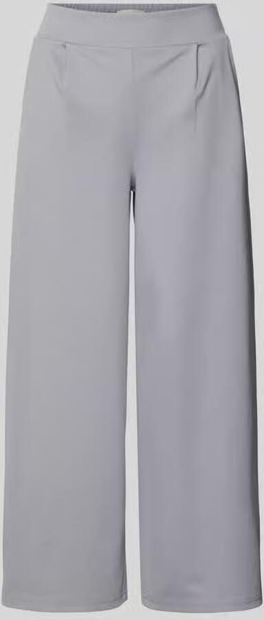 Ichi Wide fit stoffen broek met viscose model 'Kate'