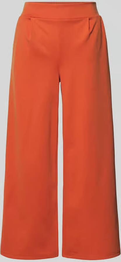 Ichi Wide fit stoffen broek met viscose model 'Kate'