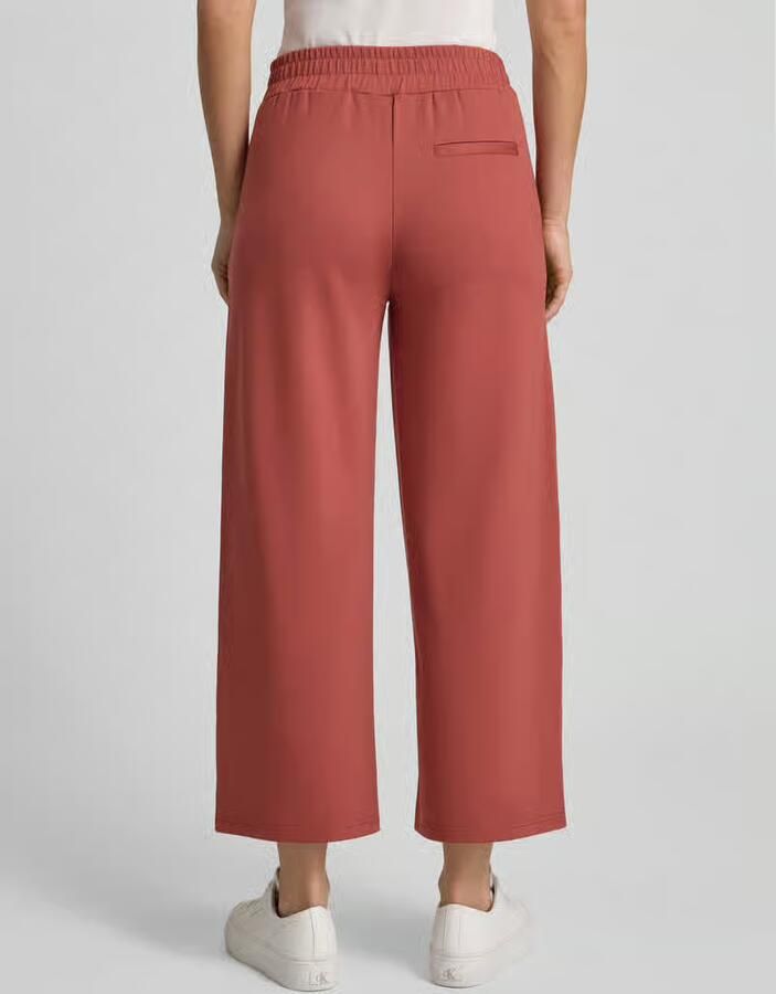 Ichi Wide fit stoffen broek met viscose Model 'Kate'
