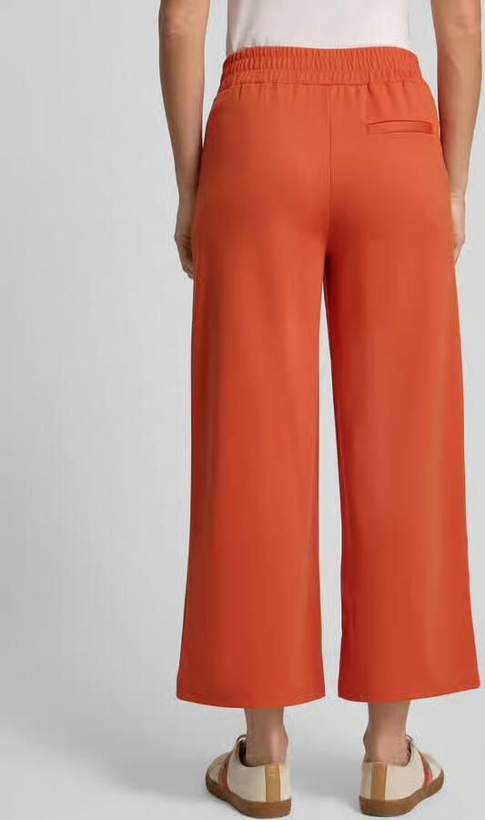 Ichi Wide fit stoffen broek met viscose Model 'Kate'