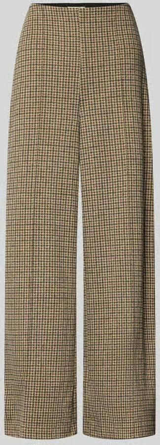 Ichi Wide fit stoffen broek met viscose model 'Kate'
