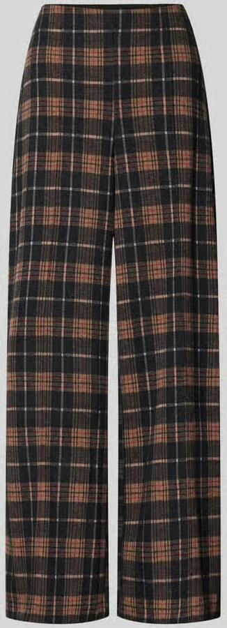 Ichi Wide fit stoffen broek met viscose model 'Kate'