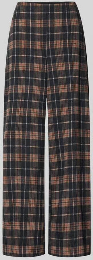 Ichi Wide fit stoffen broek met viscose model 'Kate'