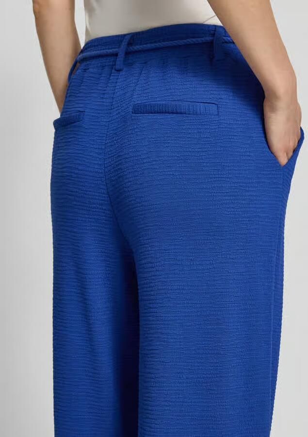 Ichi wide fit stoffen broek van viscosemix model 'Lumina'