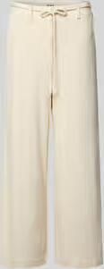 Ichi wide fit stoffen broek van viscosemix model 'Lumina'
