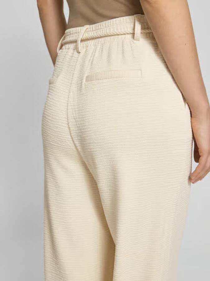 Ichi wide fit stoffen broek van viscosemix model 'Lumina'