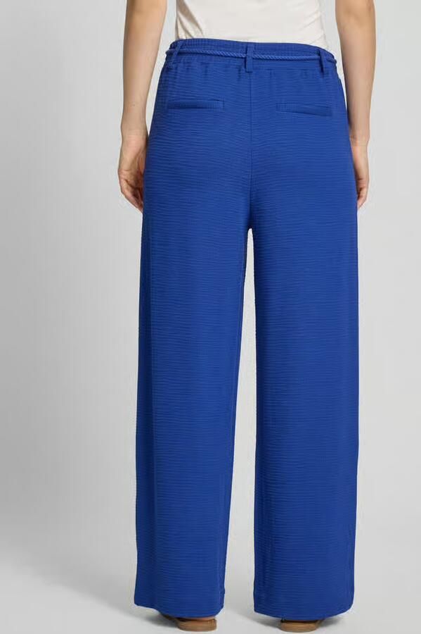 Ichi wide fit stoffen broek van viscosemix model 'Lumina'