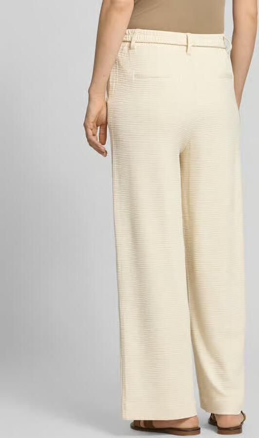 Ichi wide fit stoffen broek van viscosemix model 'Lumina' - Foto 3