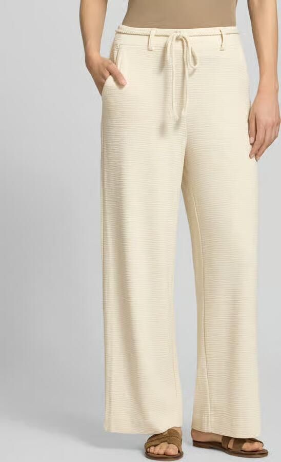 Ichi wide fit stoffen broek van viscosemix model 'Lumina' - Foto 2