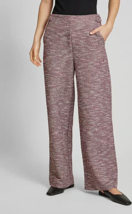 Ichi Wide leg broek in bouclélook model 'KATE' - Foto 2