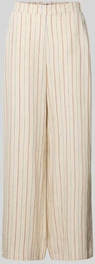 Ichi Wide leg broek met steekzakken model 'LINNO' - Foto 2