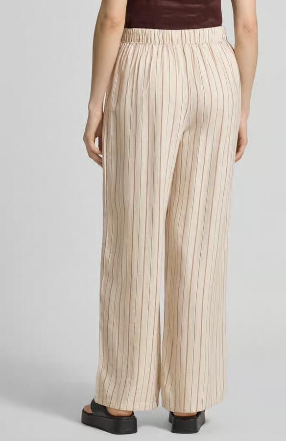 Ichi Wide leg broek met steekzakken model 'LINNO' - Foto 3