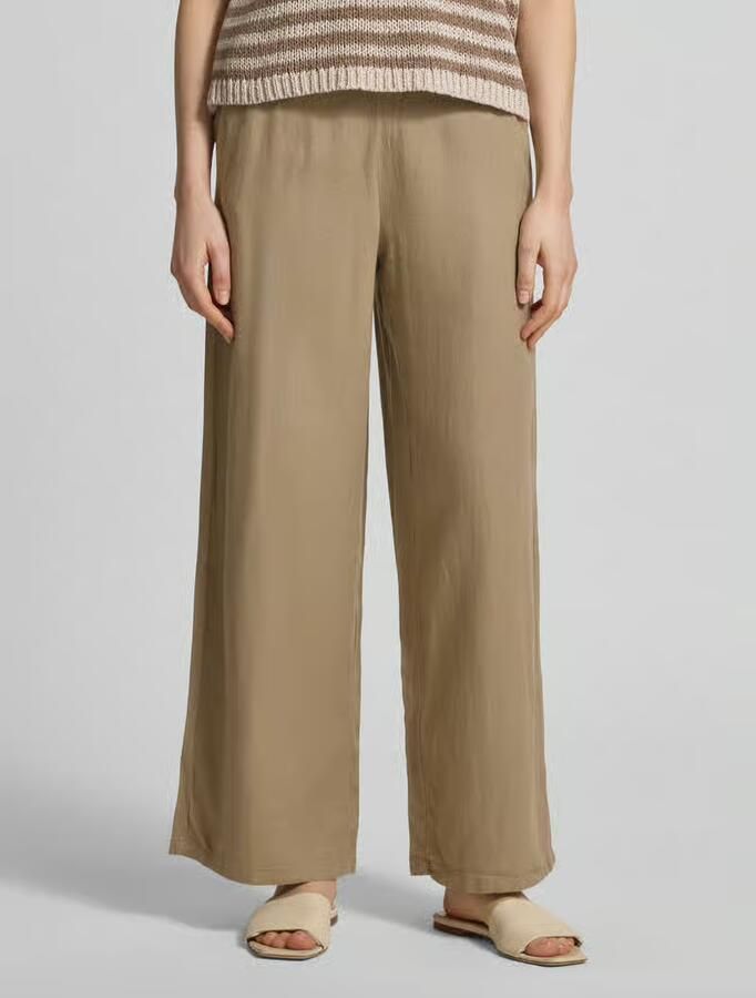 Ichi Wide leg broek met steekzakken model 'LINNO' - Foto 2