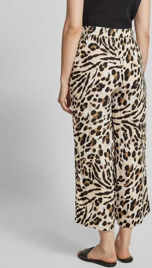 Ichi Wide leg culotte in kreuklook model 'MARRAKECH' - Foto 3