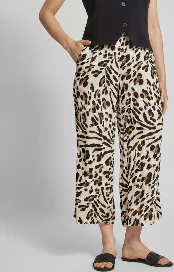 Ichi Wide leg culotte in kreuklook model 'MARRAKECH' - Foto 2