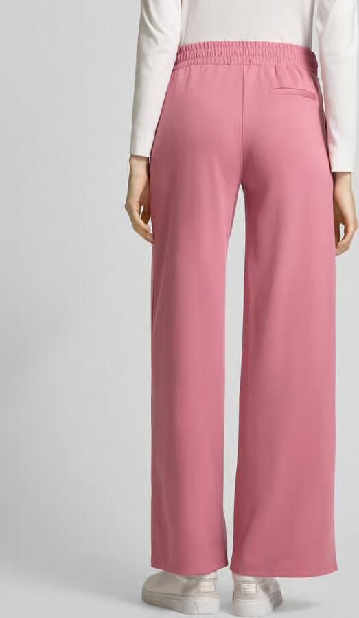 Ichi Wide leg stoffen broek met bandplooien model 'KATE' - Foto 3