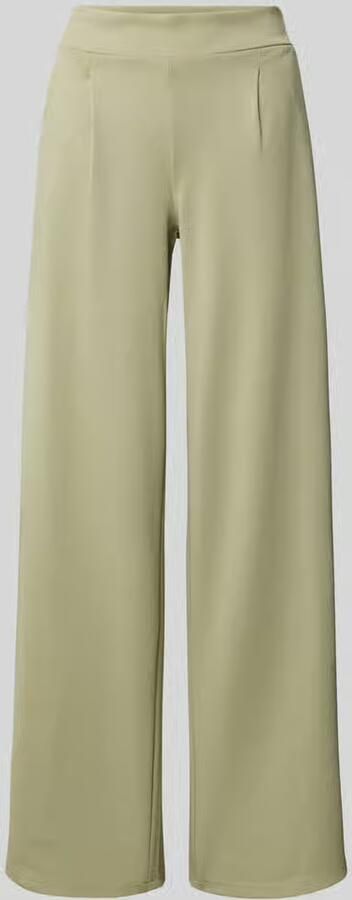 Ichi Wide leg stoffen broek met bandplooien model 'KATE Long' - Foto 2