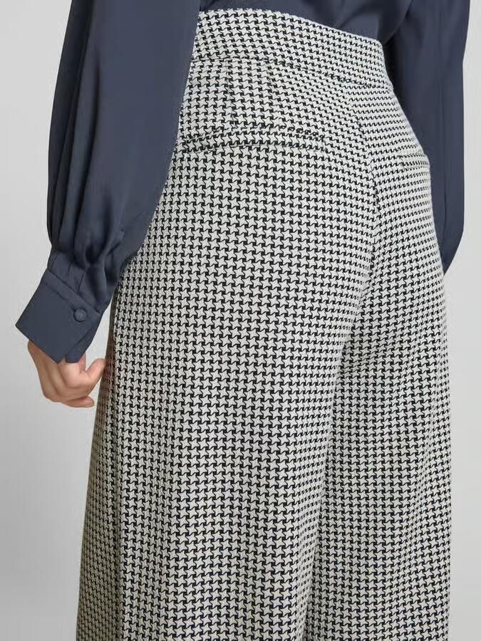 Ichi Wide leg stoffen broek met knoopsluiting model 'KATE' - Foto 2