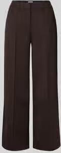 Ichi Wide leg stoffen broek met vaste persplooien model 'KATE' - Foto 2