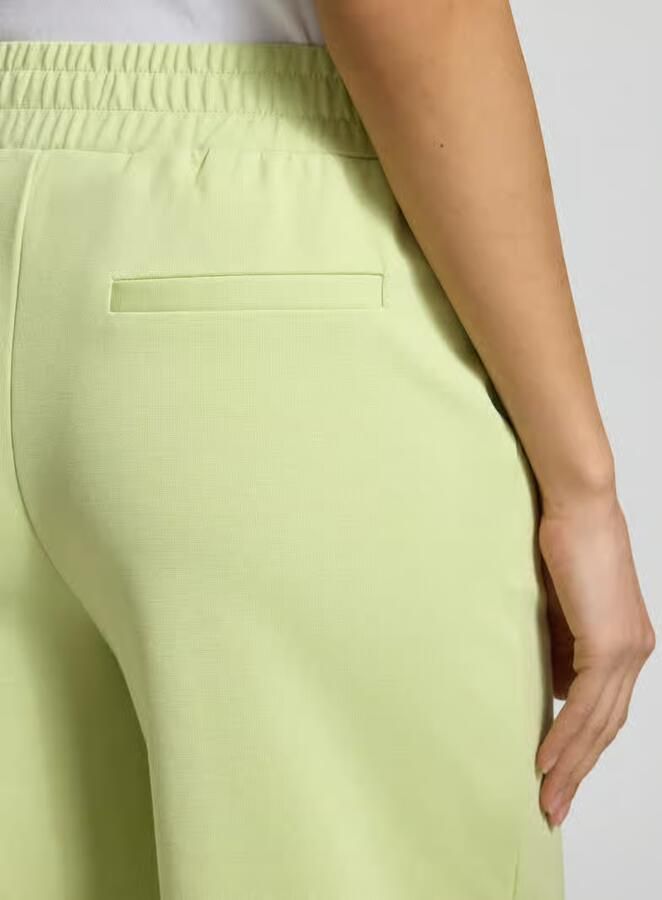 Ichi Wide leg-sweatpants met elastische tailleband model 'Kate'
