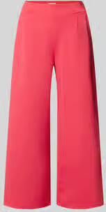 Ichi Wide leg-sweatpants met elastische tailleband model 'Kate'