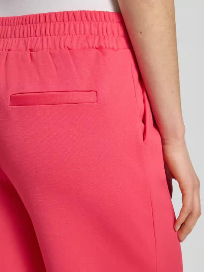 Ichi Wide leg-sweatpants met elastische tailleband model 'Kate'