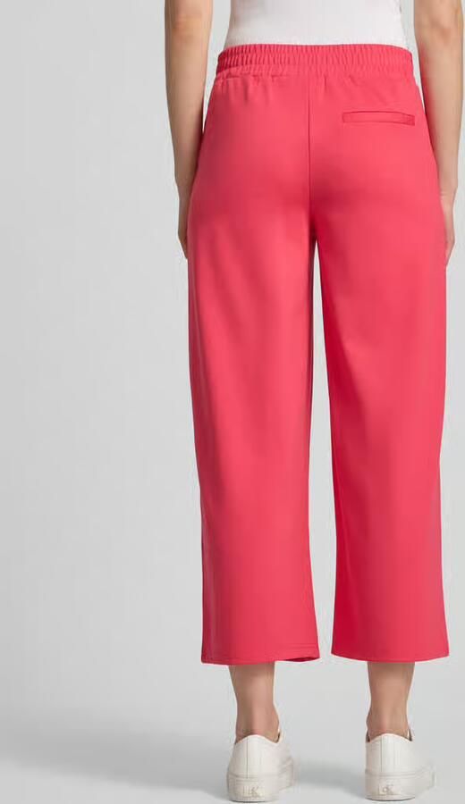 Ichi Wide leg-sweatpants met elastische tailleband model 'Kate' - Foto 3