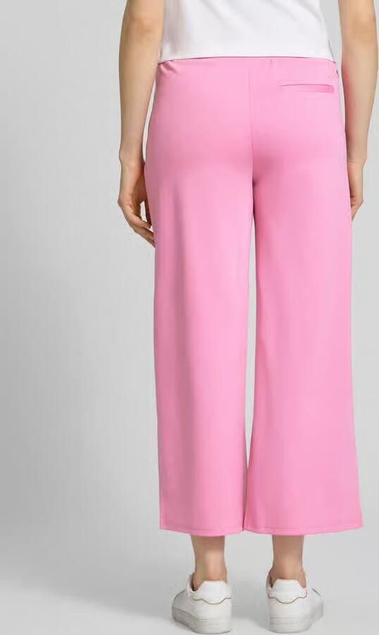 Ichi Wide leg-sweatpants met elastische tailleband model 'Kate'