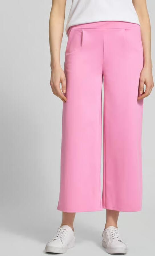 Ichi Wide leg-sweatpants met elastische tailleband model 'Kate' - Foto 3