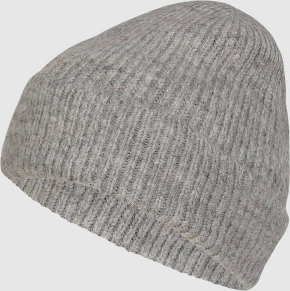Ichi Beanie met structuurmotief model 'IAIVO'