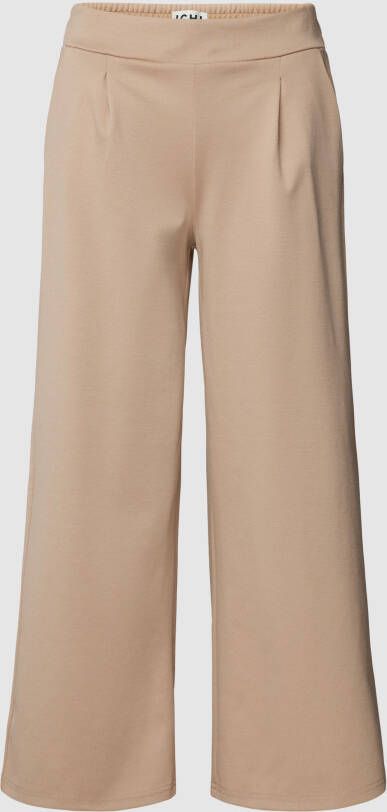 Ichi Stoffen broek met verkorte pasvorm model 'KATE'