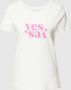 Ichi T-shirt met statementprint model 'Kamille' - Thumbnail 3