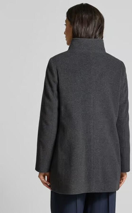 ICONS Cinzia Rocca Wollen jas met kasjmier