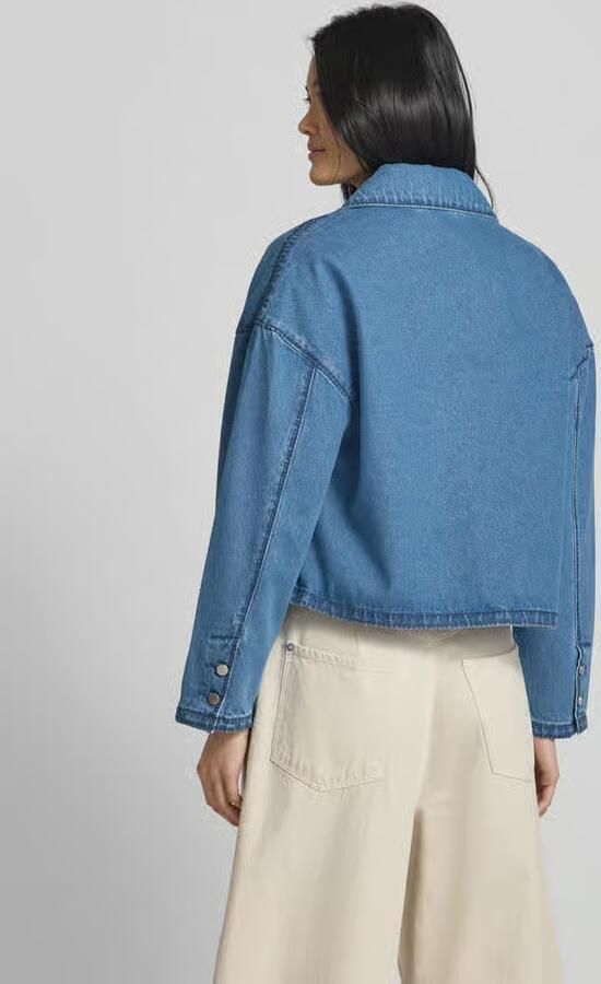 IQ Studio Loose fit jeansjack met wol - Foto 3