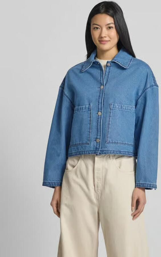 IQ Studio Loose fit jeansjack met wol - Foto 2