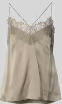 Iro Blouse van satijn met kant