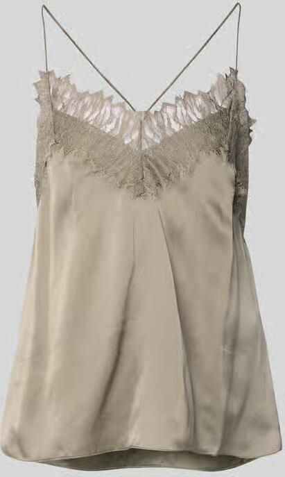 Iro Blouse van satijn met kant - Foto 2