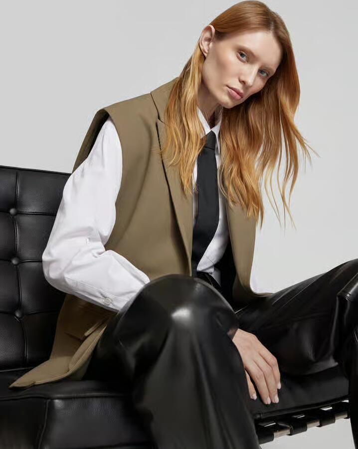 Iro Bodywarmer met wol