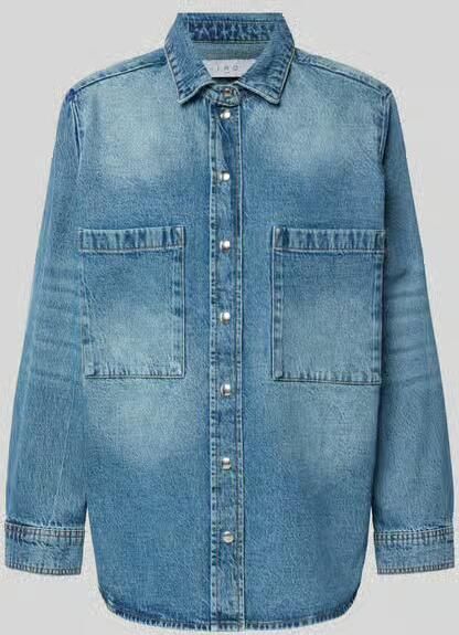Iro Jeansblouse met borstzakken - Foto 2