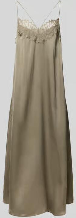 Iro relaxed fit midi-jurk met kant - Foto 2