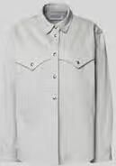 Iro relaxed fit overhemdblouse met borstzakken