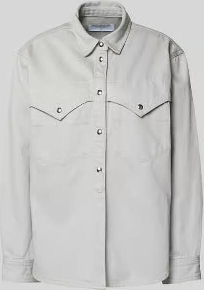 Iro relaxed fit overhemdblouse met borstzakken - Foto 2