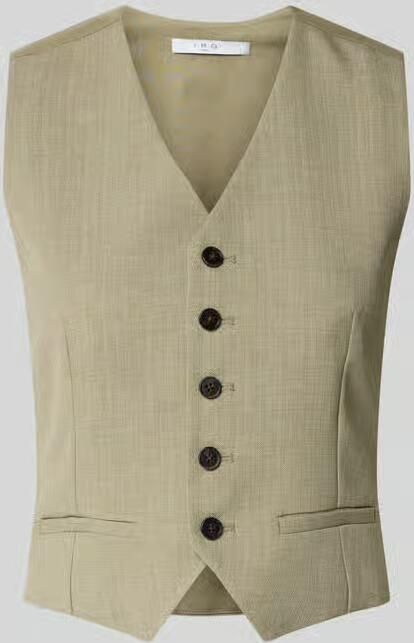 Iro Slim Fit bodywarmer met v-hals - Foto 2