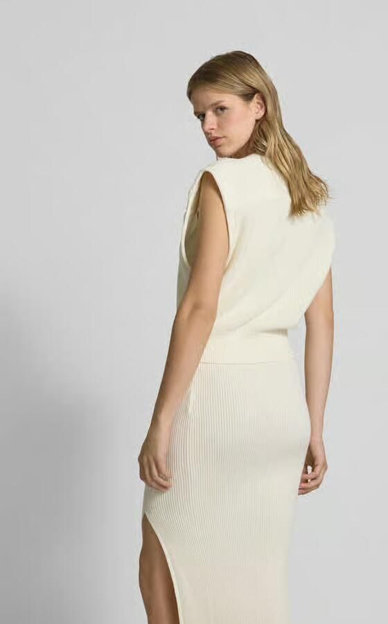 Iro T-shirt met ribboorden - Foto 3