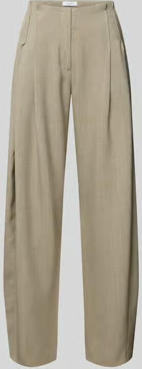 Iro wide fit stoffen broek met bandplooien - Foto 2
