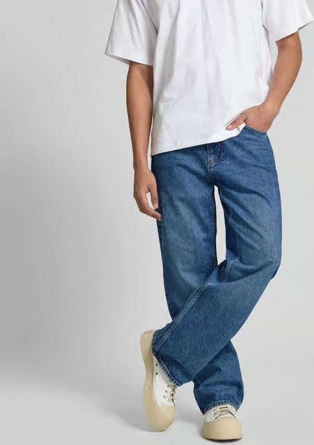 ISNURH Flared fit jeans van puur katoen - Foto 2