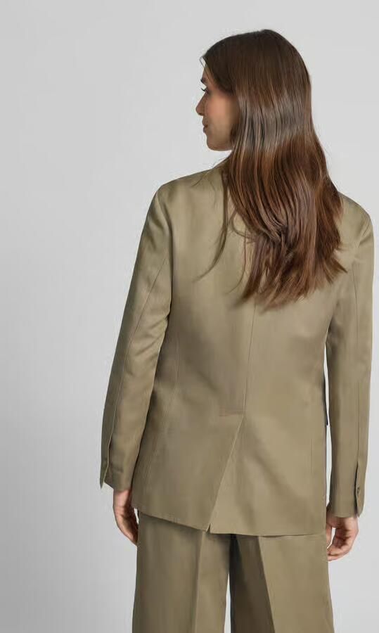 Ivy Oak Blazer van een mix van linnen en lyocell met klepzakken model 'JASEMINA' - Foto 3