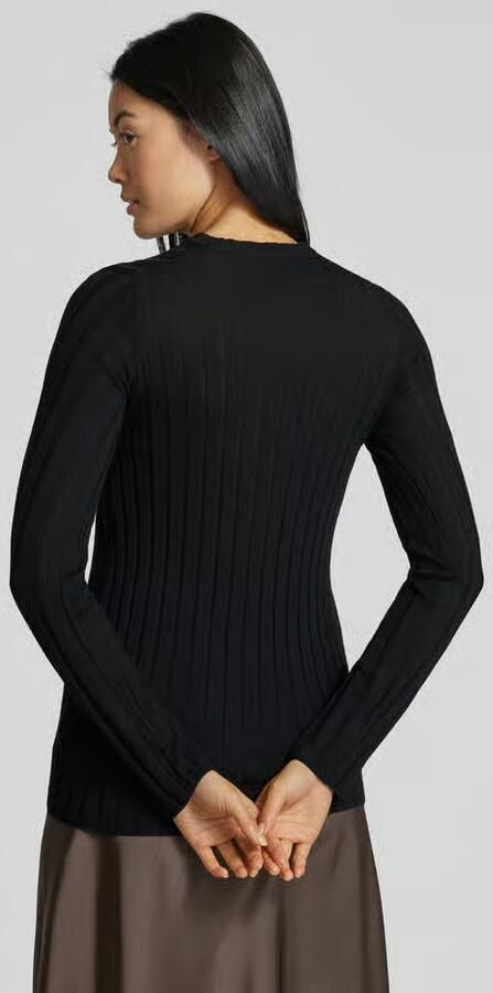 Ivy Oak Gebreide pullover van scheerwol met structuurmotief model 'KACY' - Foto 4