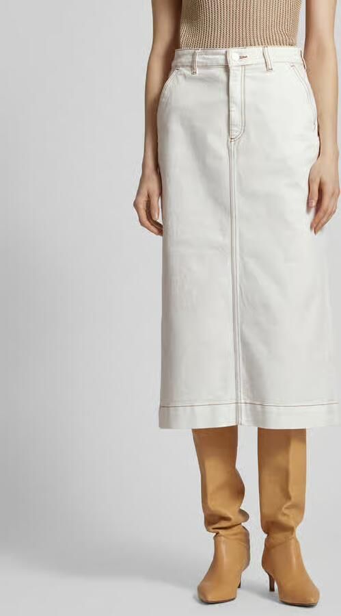 IVY OAK Jeansrok met riemlussen model 'STEFANIE' - Foto 3