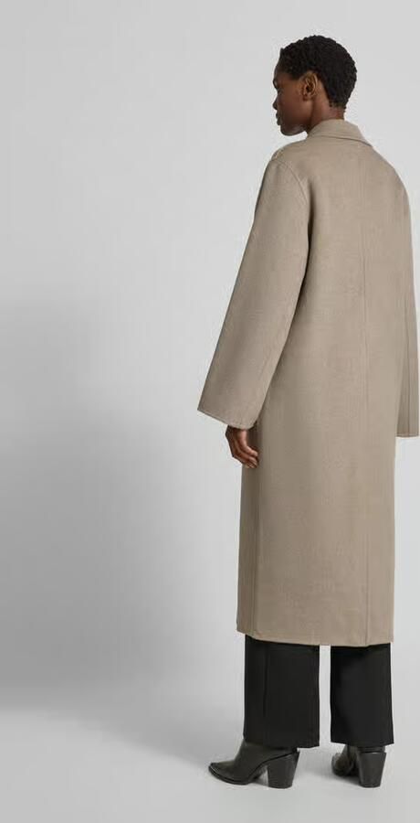 Ivy Oak Lange jas met reverskraag model 'CLARA'